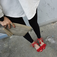 2017 New With The Cross Strap High Heels With Fish Mouth Shoes And The Summer Shoes - Thumbnail 1