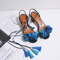 2017 New With The Cross Strap High Heels With Fish Mouth Shoes And The Summer Shoes - Thumbnail 3