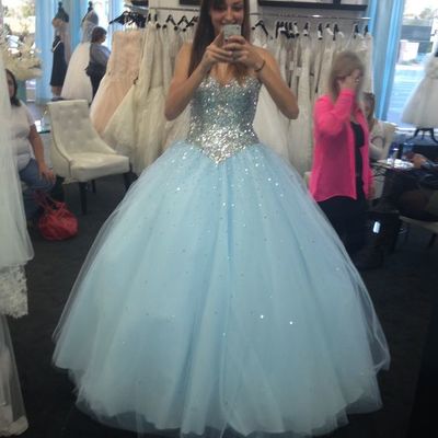 Sweetheart neck ball gown tulle prom dresses crystals beaded women party dresses