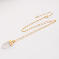 Double Terminated Quartz Crystal Healing Point Chakra Pendant  - Thumbnail 3