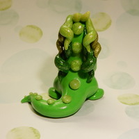 Green Glitter Dragon - Thumbnail 1