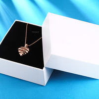 MOM I LOVE YOU FOREVER Rose Gold Plated Pendant Necklace - Thumbnail 4