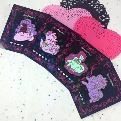 1.5 inch mermaids & centaurs and sea unicorns oh my - hard enamel pins