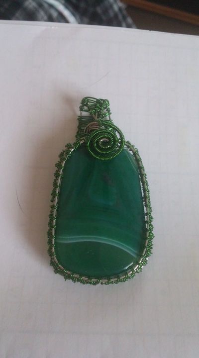 Green Agate Pendant