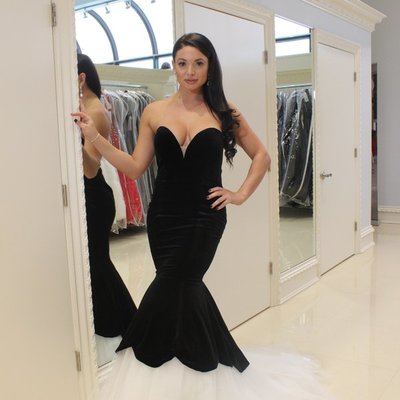 Sweetheart mermaid tulle prom dresses floor length women dresses