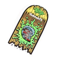 Zombie Surfer Freak Pin (Hard Enamel with Glow) Limited numbered Edition - Thumbnail 1