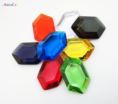 Legend Of Zelda: Glass Rupee Sets (30mm)