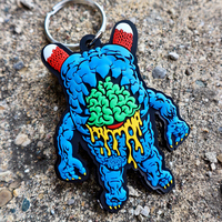 KARL 2 sided 3D Rubber Key Chain - Thumbnail 1