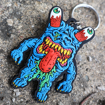 KARL 2 sided 3D Rubber Key Chain