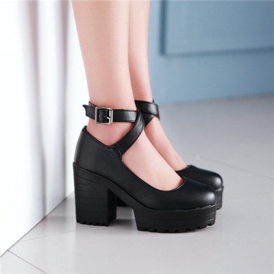 Vintage block platform shoes