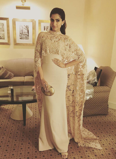 Elegant High Neck Lace Cloak Evening Dresses Long Mermaid Beaded Ceystal Formal Prom Dress Vestido De Festa E86