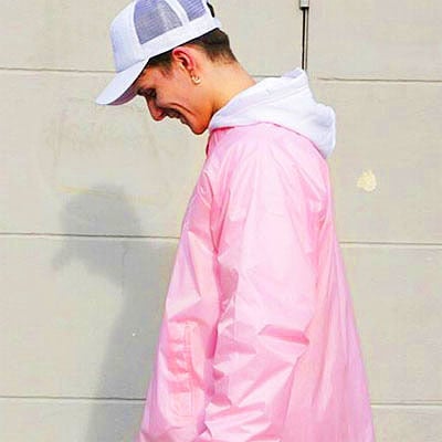 Free shipping-pinky windbreaker jacket - Thumbnail 1