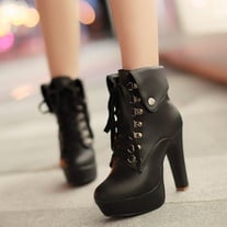 Foreign trade new autumn and winter Martin boots high with the Korean version of women boots