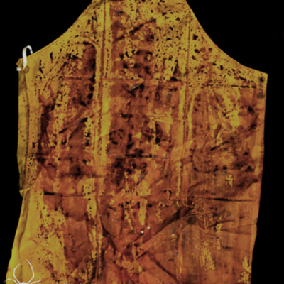 Yellow butcher apron