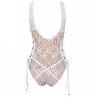 White Lace Bodysuit - Thumbnail 1