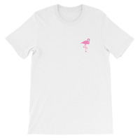 Flamingo Unisex short sleeve t-shirt - Thumbnail 1