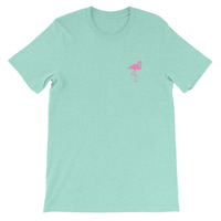 Flamingo Unisex short sleeve t-shirt - Thumbnail 3