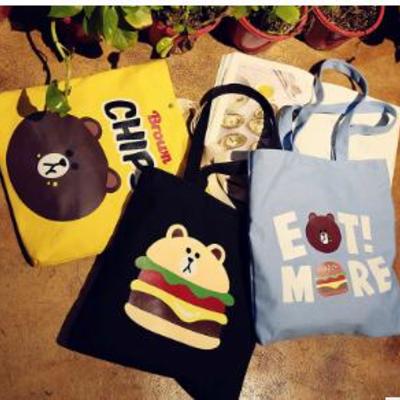 Cartoon canvas bag