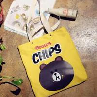 Cartoon Canvas Bag - Thumbnail 2