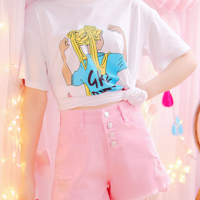 GRL POWER ANIME TEE - Thumbnail 1