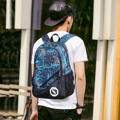 Luminous student school backpack
