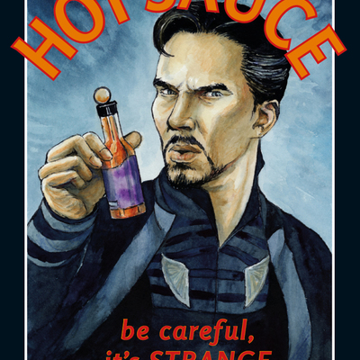 Doctor strange artprint: "hot sauce"