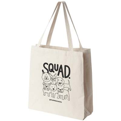 Puppr squad tote bag
