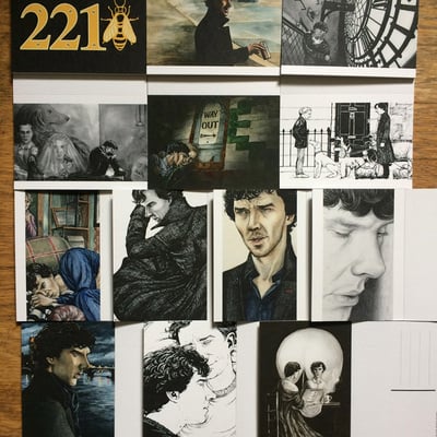 Sherlock postcard book #2