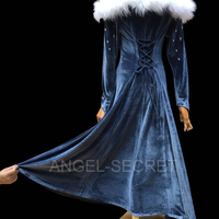 J997 OLAF'S FROZEN ADVENTURE Elsa dress Short Cape version (150CM) - Thumbnail 2