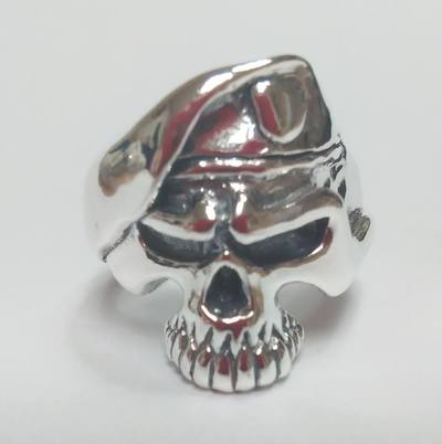 Airborne Trooper Beret Half Skull Ring