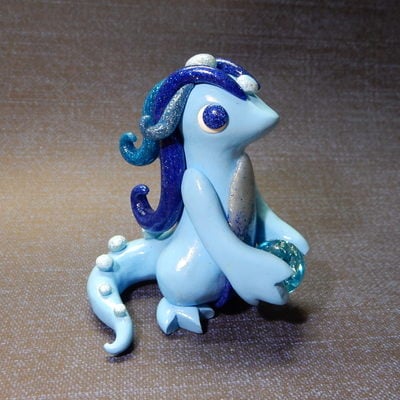 Blue glitter dragon - Thumbnail 2