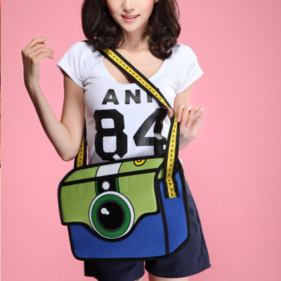 Harajuku second element 3d comic oblique package