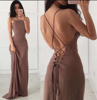 Sexy Backless Long Prom Dress, Sheath Formal Gown,Beautiful Prom/Evening Dress