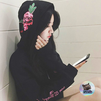 DON'T TALK TO ME ROSE EMBROIDERY HOODIES  - Thumbnail 1