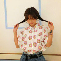 Donut Summer Blouse - Thumbnail 4