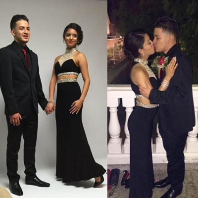 Halter neck sheath chiffon prom dresses crystals women party dresses