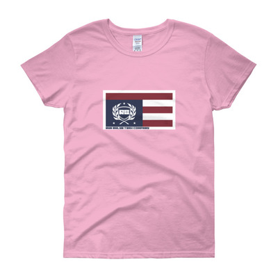 Women's Run BK Classic Flag short sleeve t-shirt