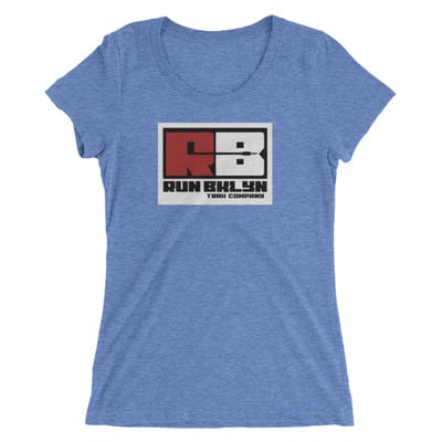 Ladies' run bk classic tri-blend short sleeve t-shirt