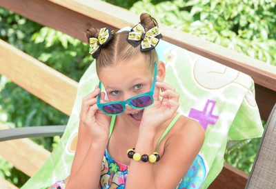 Emoji Pinwheel Pig Tail Set