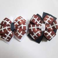 Football Pinwheel Pig Tail Set - Thumbnail 1