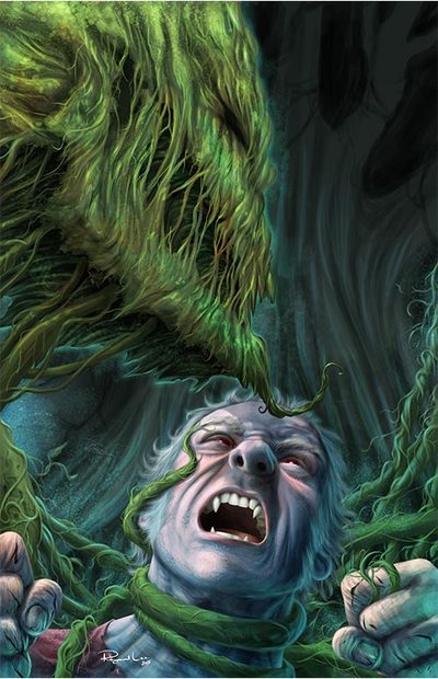 Judd vs. Boggy Depot Monster Poster by Raymund Lee