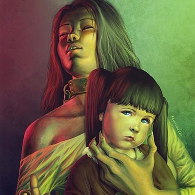 Momma ruth & baby hazel by raymund lee