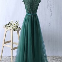 Dark Green Prom dress,sexy prom dress,Evening Dress,Charming prom dress, long prom dress,prom dresses, elegant prom dress, prom dress Z150 - Thumbnail 1