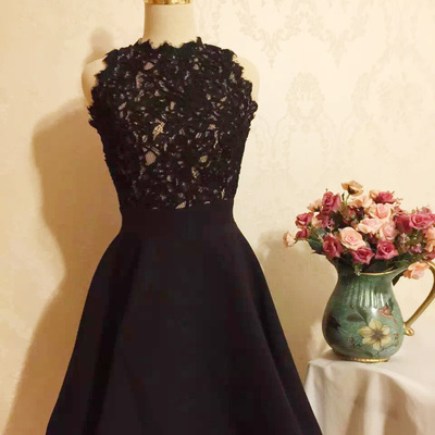 Lovely lace grey short stylish girl dress,party dress,homecoming dresses, teen dresses