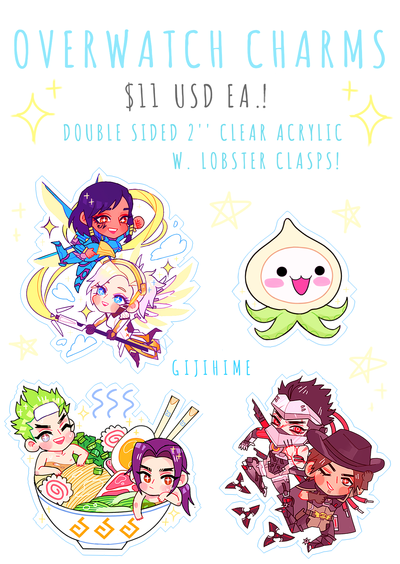 OVERWATCH CHARMS