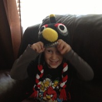 Crochet Black Hat - Thumbnail 1