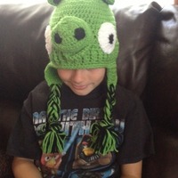 Crochet Green hat - Thumbnail 1
