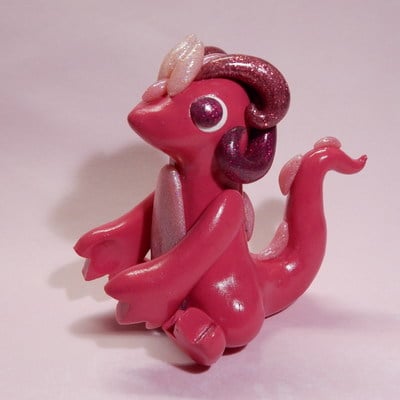 Pink glitter dragon - Thumbnail 3