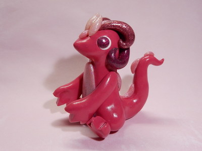 Pink Glitter Dragon