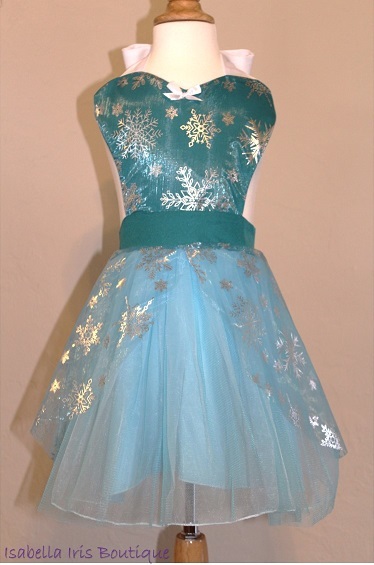 Elsa Tutu Princess Apron
